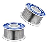 Lötzinn mit Flussmittel, Lötdraht 1mm 100g Bleifreies Lot mit Kolophonium...
