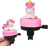 GROVBLE Fahrradklingel Kinder Mädchen, Fahrradklingel Einhorn,...