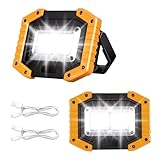 30W LED Akku Strahler Baustrahler Wiederaufladbare Superhell...