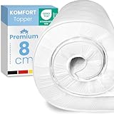 ELONEO Komfortschaum Matratzen Topper 90x200cm mit 8 cm Höhe,...