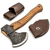 BeaverCraft Spaltaxt Beil Handgeschmiedet AX3 - Campingbeil Axt Holz...