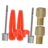 Parliky 2 Sätze Adapter für Luftpumpen Teiligem Nadeln kit Kompatibel...