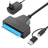 Wowfast SATA USB Adapter, für Externen und Internen Festplatten 2,5 & 3,5...