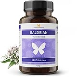 120 Baldrian Tabletten EXTRA STARK für 4 Monate, hochdosiert, 50:1...