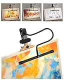 Lamptobe Staffelei Lampe,LED Schreibtischlampe Klemmbar, 7W Schwanenhals...