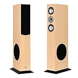 mohr 1 Paar Standlautsprecher SL15 Eiche Lautsprecherboxen, HiFi Klang zum...