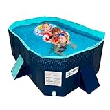 INDUSTEX Planschbecken Foldable Pool, 130 x 90 x 45 cm, Kinderbecken,...