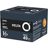 Delta Q Karton mit 40 UNIQ Kaffeekapseln – Intensität 16 – kompatibel...