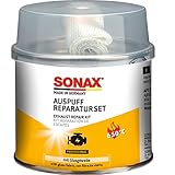 SONAX AuspuffReparaturSet (200 g) verschließt größere Risse, Löcher &...