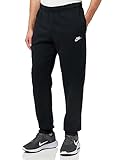 Nike Mens Sportswear Club Fleece Sweatpants, Black/Black/White, L