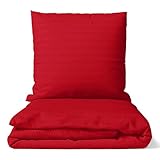 Cotton Castle Seersucker Bettwäsche Wendeoptik Bettwäsche Bettgarnitur...