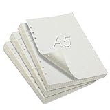 3 Packungen Ringbucheinlagen A5 Kariert, 180 Blätter Nachfüll-Inlays für...