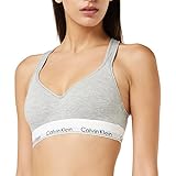 Calvin Klein Damen BH Bralette Lift Gepolstert , Grau (Grey Heather), M