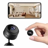 Mini Kamera 1080P Kleine Überwachungskamera WLAN Innen Überwachungs...