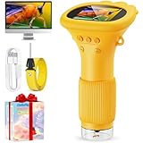 Handy-Mikroskop für Kinder, Ashfly 1000X tragbares Taschenmikroskop, 2,0'...