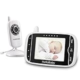 HelloBaby Babyphone mit Kamera HB32 3.2' Digital Funk TFT LCD Drahtloser...