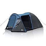 your GEAR Zelt Tivano - Kuppelzelt für 3 oder 5 Personen, Campingzelt mit...