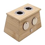 NUZAMAS Heilbox aus Bambus mit 2 Löchern, Premium-Moxibustionsbox,...