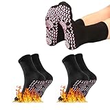 Selbsterwärmende Socken, Turmalinsocken, 2 Paar Selbstheizende Socken,...