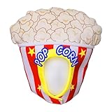 LeeQinersw Popcorn Partyhut, Einzigartiger Kopfschmuck für Maskenpartys