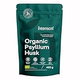 Intenson Flohsamenschalen Bio, 450 g, EU-zertifiziert Bio,...