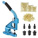 BOOMSTART Ösenmaschine Ösenpresse Set, Handpresse Ösenstanze Ösenzange...