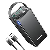 Rocoren Powerbank 50000mAh 67.5W, 6-Ports USB C und USB A Fast Charging,...