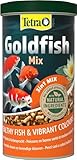 Tetra Pond Goldfish 3in1 Mix - Fischfutter-Mischung aus Flocken, Sticks und...