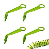 4 Stück Spiralschneider Gemüse,Radischneider Rettichschneider...