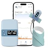 BabyO2 S2 Pulsoximeter für Baby, Schlafmonitor mit Echtzeit-Basisstation,...