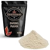 200g Zwiebelpulver fein gemahlen von Krautschmaus, Zwiebelgranulat fein,...