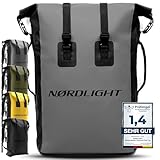 Nordlight Wasserdichter Rucksack Dry Bag 35l - (Anthrazit) Roll Top...