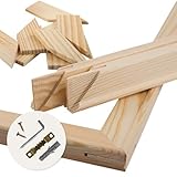 Estika® Keilrahmen für leinwand - 50 x 40 cm, Dicke: 2cm - Holzleisten...