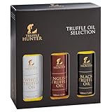 TruffleHunter – Trüffelöl-Set mit englischen, schwarzen und weißen...