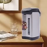 Qussse Thermopot 4L Edelstahl Heißwasserspender 750W Wasserkocher...