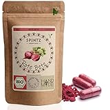 SPINTZ® 180 Bio Rote Bete Kapseln - hochdosierte Rote Beete Tabletten -...