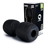 BLACKROLL® TWIN Faszienrolle (30 cm x 13 cm), Massagerolle mit Aussparung...