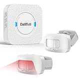 CallToU PIR Bewegungsmelder mit Durchgangsalarm Kabellose Funkalarmanlage...