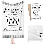 Lustige Geschenke 60 Geburtstag Frauen Männer- 160 X 80 CM Strandtuch...