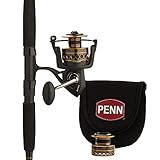 PENN Battle Spinnrolle und Angelrute Kombi-Set mit Ersatzspule und...
