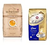 Schwiizer Schüümli Mild Ganze Kaffeebohnen 1kg - Intensität 1/5 -...