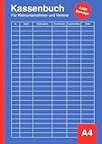 Kassenbuch A4 – für Kleinunternehmer, Vereine & Haushalt | über 4.000...