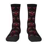 Verstärkte Socken, Krankenschwester Rot Liebe Herz Herzschlag,...