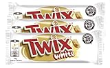 Twix Doppelriegel White 3x 46g I Schokoriegel Weiß I Schokolade Weiß I...