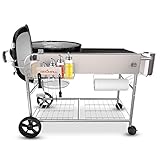 GFTIME Edelstahl Grilltisch Grillwagen für Weber 47cm & 57cm Original...