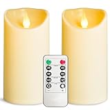 YIWER Flammenlose LED Kerzen batteriebetriebene flackernde Kerzen für den...