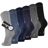 Effeet Socken Herren, 6 Paar Business Herrensocken aus atmungsaktiver...