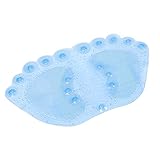 JUMPLAWN 1Stück rutschfeste Badezimmermatte mit Fußmassagefunktion PVC...