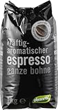 dennree Espresso, ganze Bohne (1 kg) - Bio