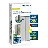 HOBERG Insekten- & Pollenschutzvorhang | Fliegengitter Tür mit...